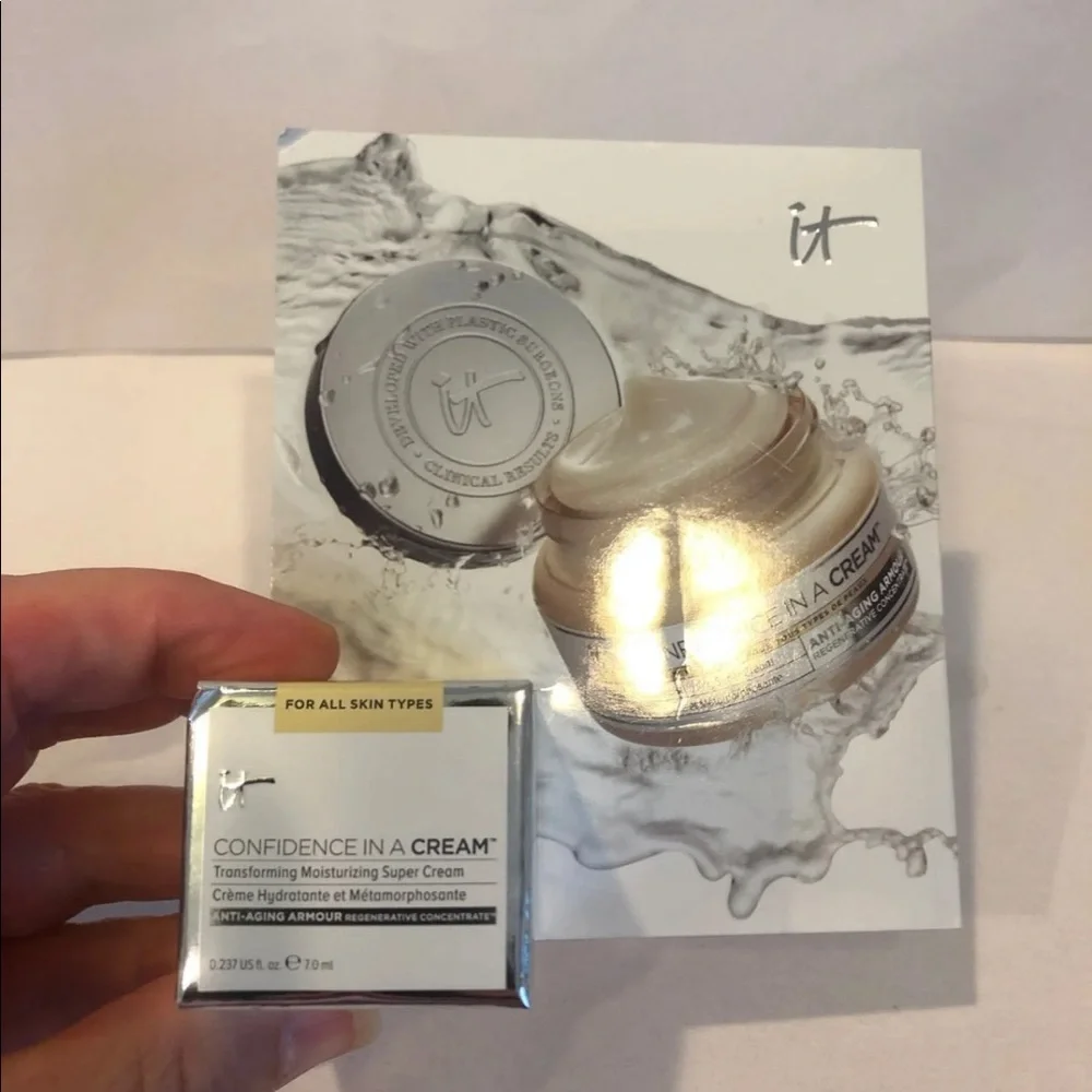 IT COSMETICS Confidence in a Cream Travel Sz 0.24oz